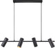 Nordlux alanis-4x hanglamp-gu10-zwart