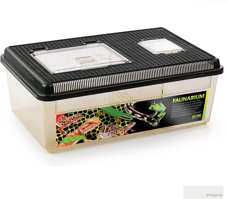 Exo terra - terrario - reptiles - faunarium plano l - 46.5x30.5x18cm - 1ud