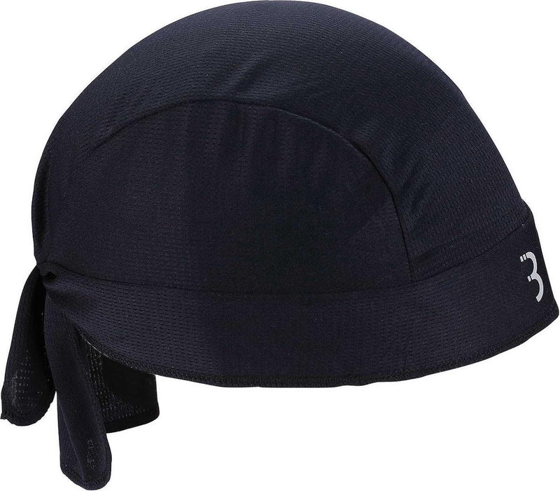 Bbb bandana da ciclismo per bicicletta testa comfort - cappello da casco estivo - 10-25 °C - cappello da ciclismo per sotto il casco - parte superiore in rete per ventilazione extra - nero - bbw-99