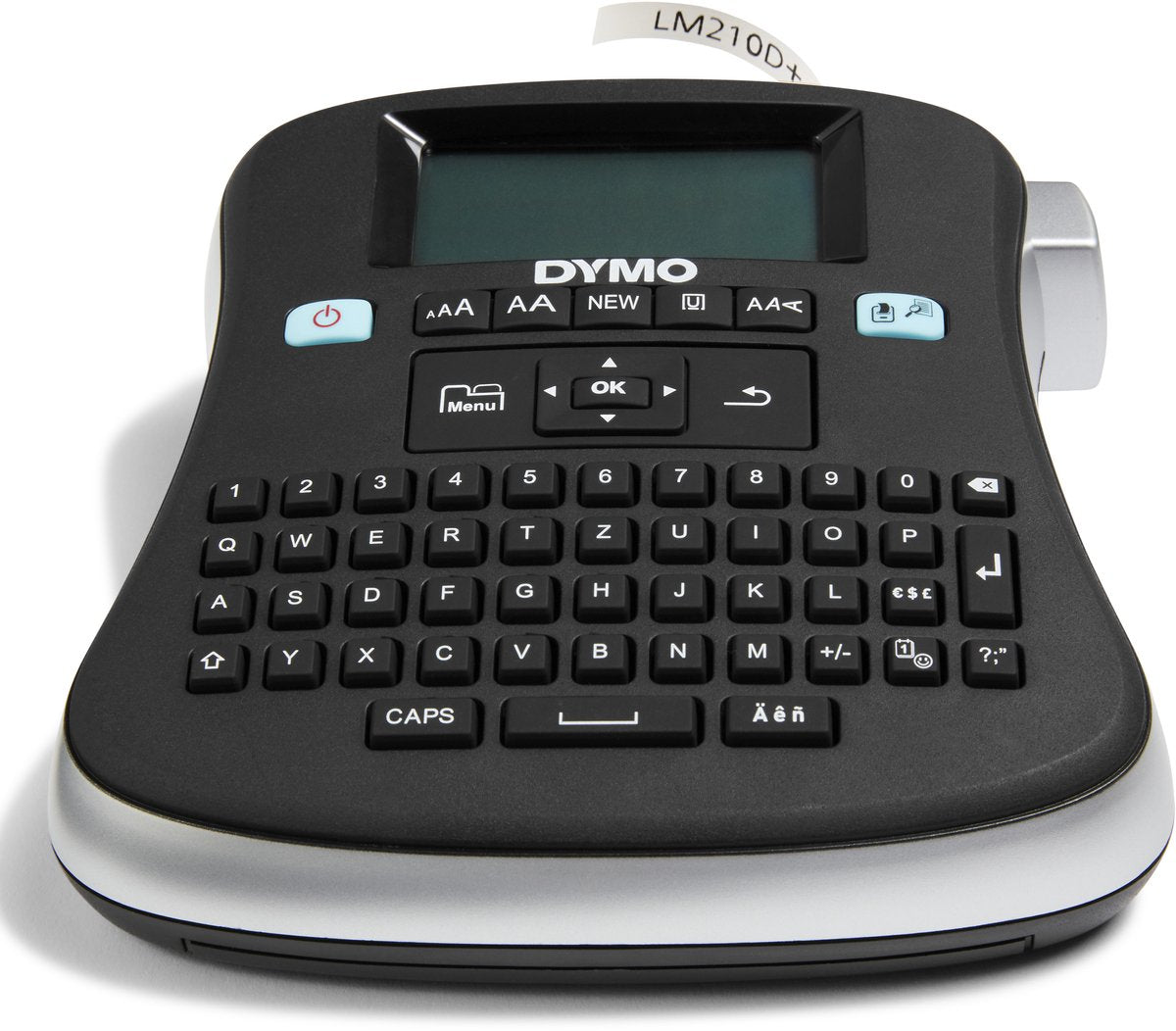 Dymo labelmanager 210d-labelmaker | desktoplabelprinter | draagbare labelmaker met qwertz-toetsenbord | groot scherm en toetsen voor snelle toegang | voor kantoor- en thuisgebruik