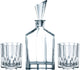 Set da whisky Nachtmann Aspen da 3 pezzi, punta regalo in vetro trasparente