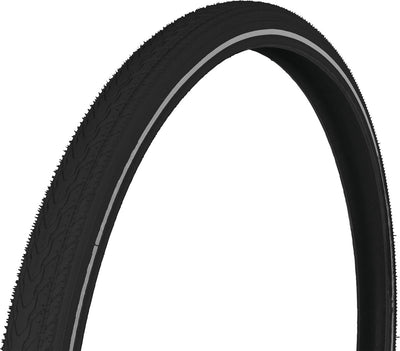 Dresco buitenband traveller - bandenmaat 28x1.75– etrto maat 47-622 – anti-lek band met anti puncture system (aps) – met 3mm brekerlaag - veilige reflectie - lage rolweerstand – zeer hoge lekbestendigheid - optimale grip – zwart
