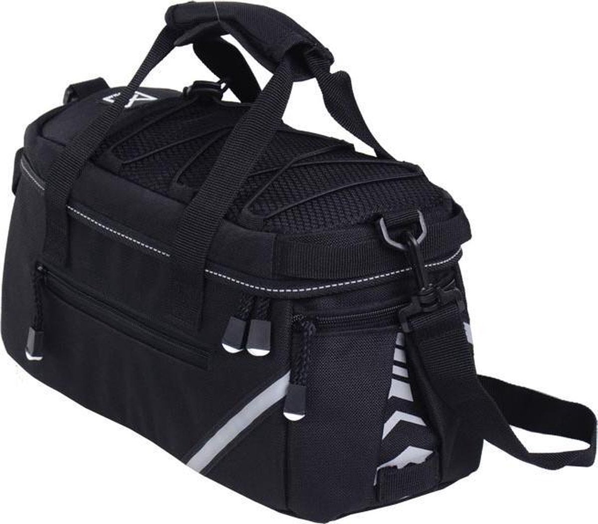 Borsa portapacchi Willex 1200 - borsa singola per bicicletta - 8 litri - nera