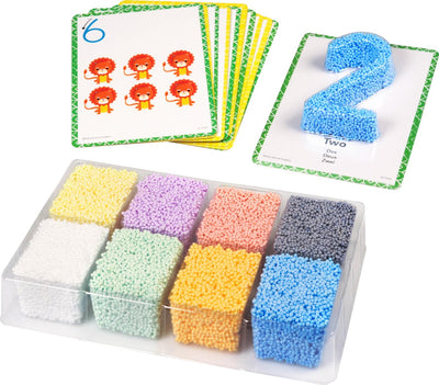 Set di risorse didattiche playfoam® shape learn numeri - 3+