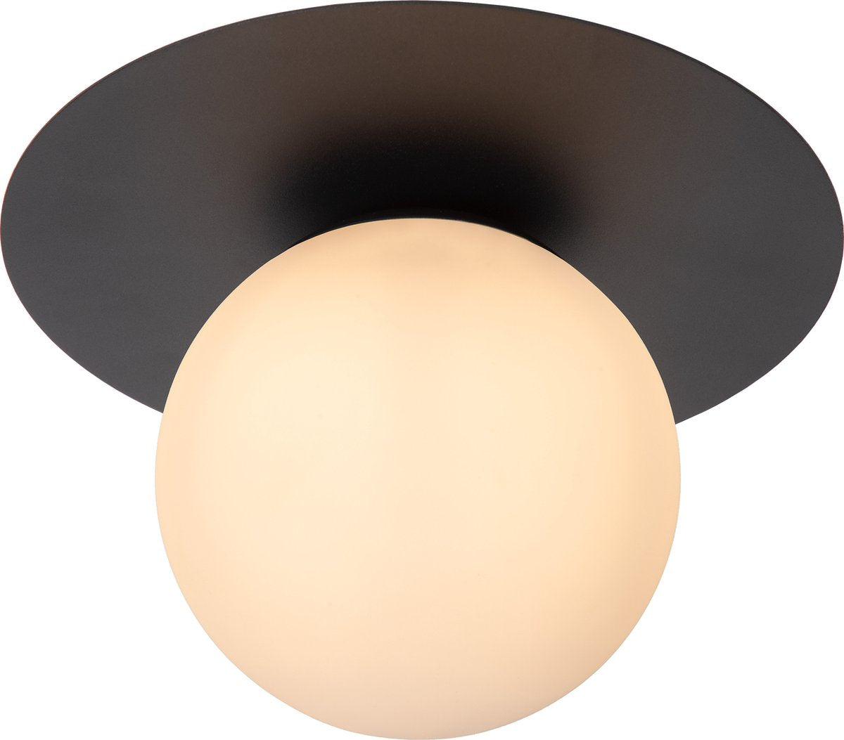 Lucide tricia - lampada da soffitto (lampada da soffitto) - ø 25 cm - 1xe27 - nero