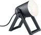 Rl vive tu luz realidad marc - lámpara de mesa - negro mate - excl. 1x e27 4,9 w - interruptor de cable