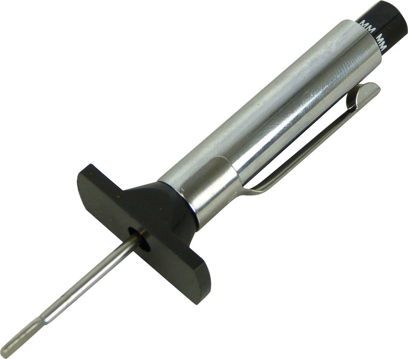 Misuratore di profilo per pneumatici Carpoint analogico 9 cm - argento