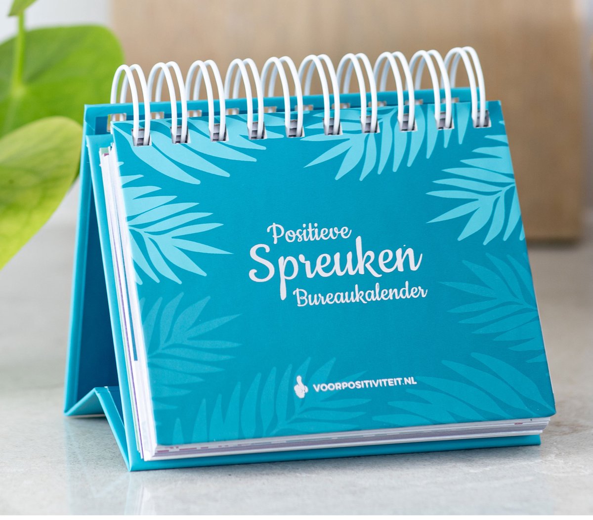 Voor positiviteit bureaukalender positieve spreuken - oneindig - decoratie woonkamer - kalender 2026 - 365 dagen