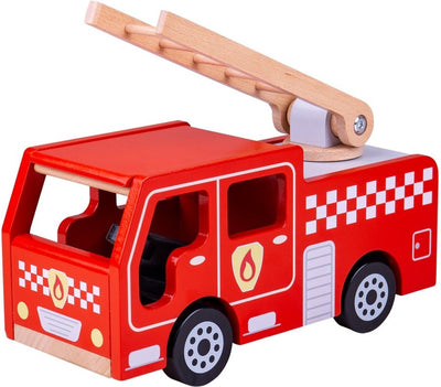 Bigjigs Wooden Fire Truck