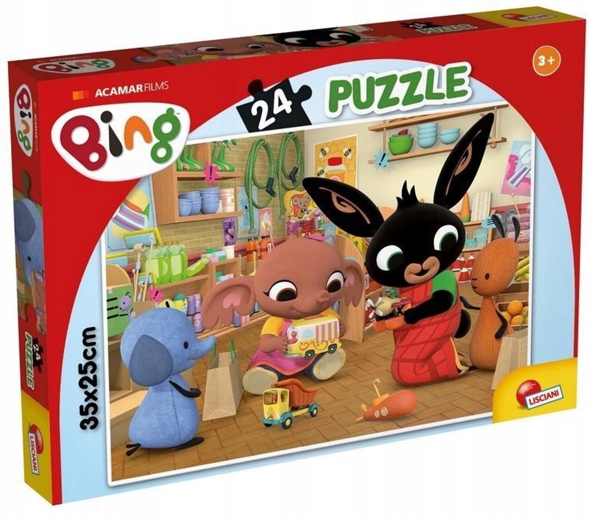 Lisciani bing puzzle m-plus 24 - at the supermarket!