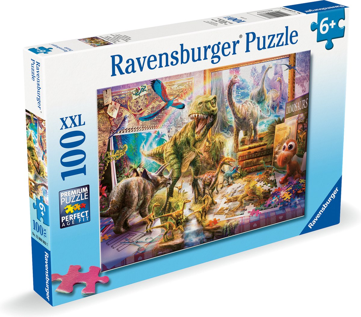RAVENSBURGER JIGSAW Puzzle XXL e giocattoli, 100 °.