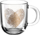 Bicchiere Leonardo Emozione 400 ml - cuore impronta digitale