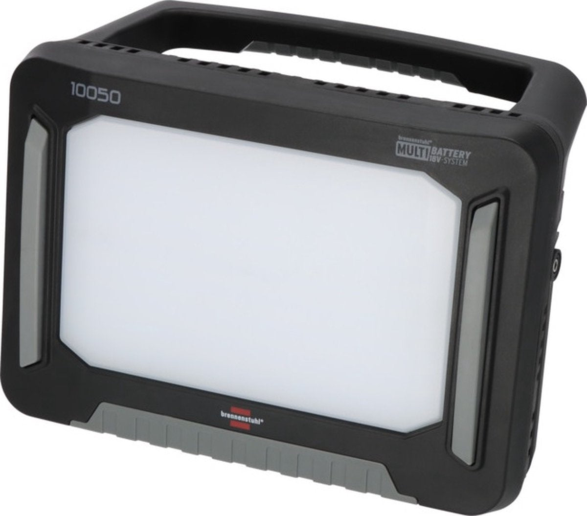 Brennenstuhl professional multi battery led hybride bouwlamp 10050 mh (led werklamp 100w, 12500lm, ip55, schijnwerper compatibel met 18v batterijen van 10 verschillende fabrikanten, 5m rn kabel, zonder batterij, engineered in germany)
