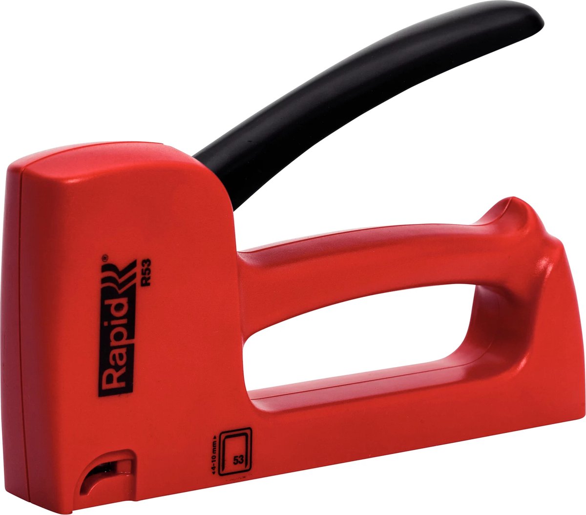Rapid r53 - grapadora manual - ergonómica - 4-10 mm - ligera - roja