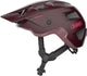 Abus fietshelm modrop wildberry red l - 57-61 cm - rood - geschikt voor gebruik op mountainbikes - 360 g