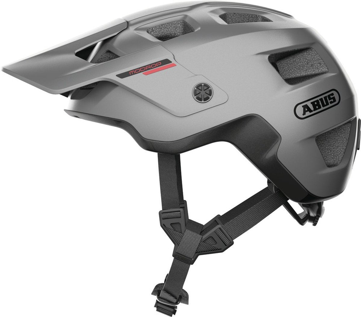 Abus fietshelm modrop ti silver s - 51-55 cm - zilver - geschikt voor gebruik op mountainbikes - 310 g