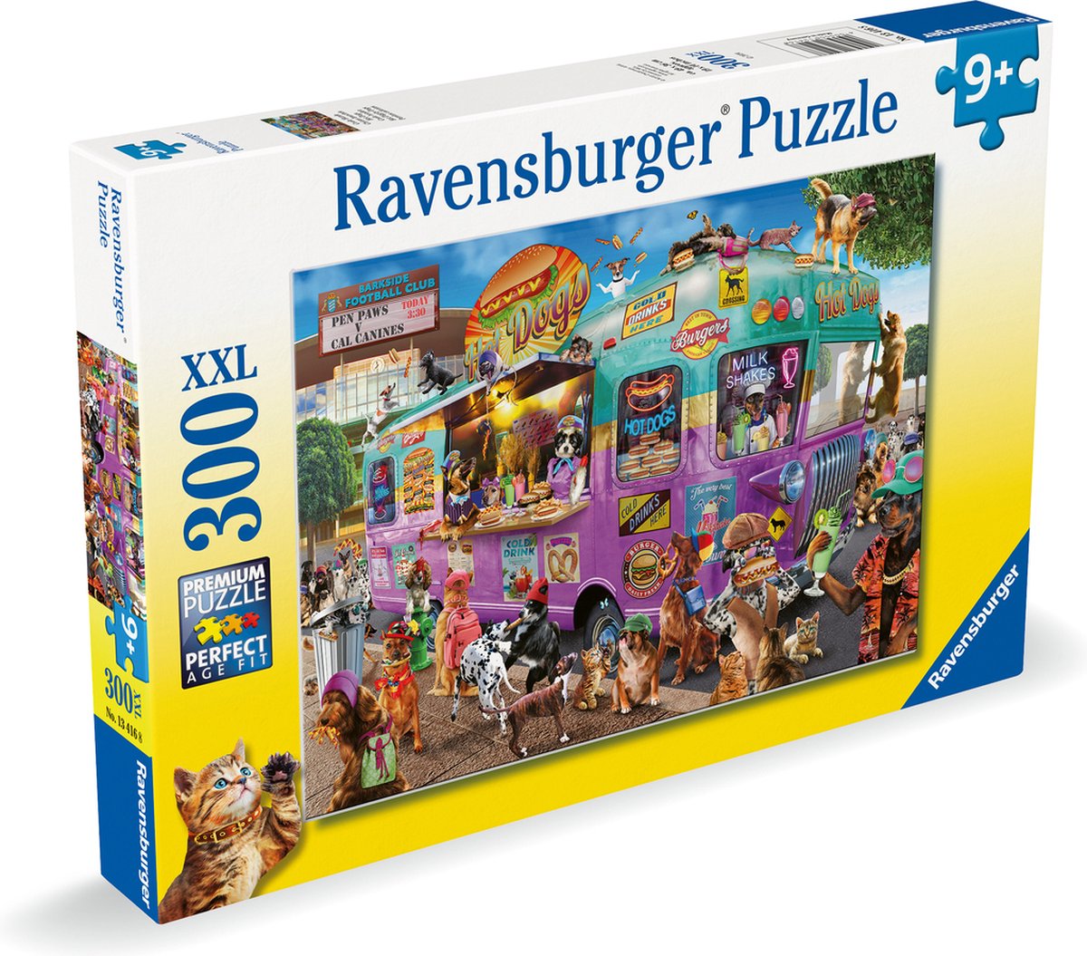 Ravensburger Jigsaw Puzzle XXL Hot Diggity Dogs, 300º.