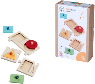 Eichhorn - puzzle - selezionatore di forme montessori - legno