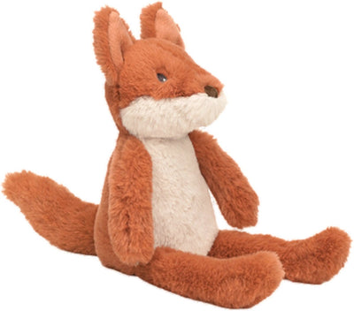 Peluche caballo feliz flore zorro 48 cm - marrón óxido - peluche bebé
