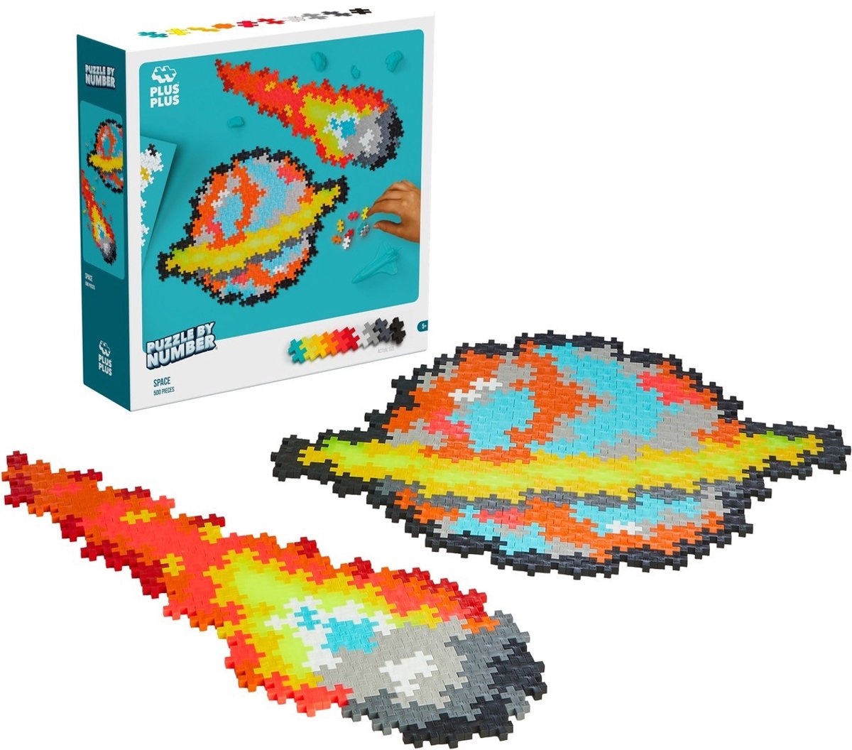 Puzzle plus plus por espacio numérico plus-plus: 500 piezas (3912)