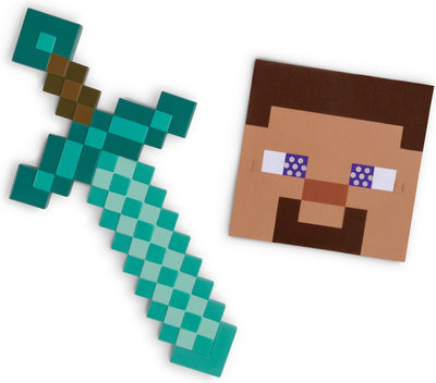 Minecraft Sword and Mask Set Complete