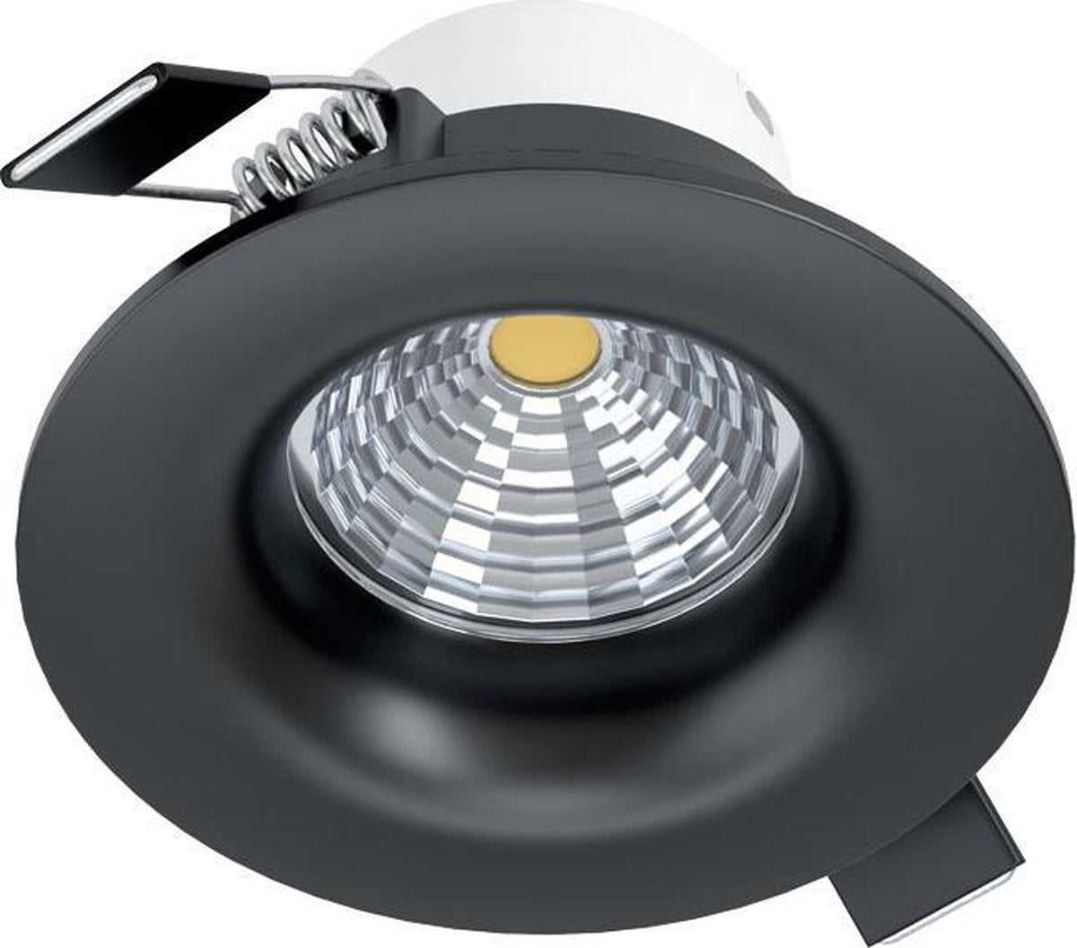 Eglo saliceto inbouwarmatuur - led - ø 8,8 cm - zwart - dimbaar