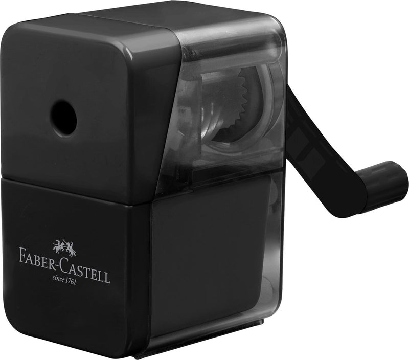 Temperamatite Faber-castell - modello da tavolo - nero - fc-180984