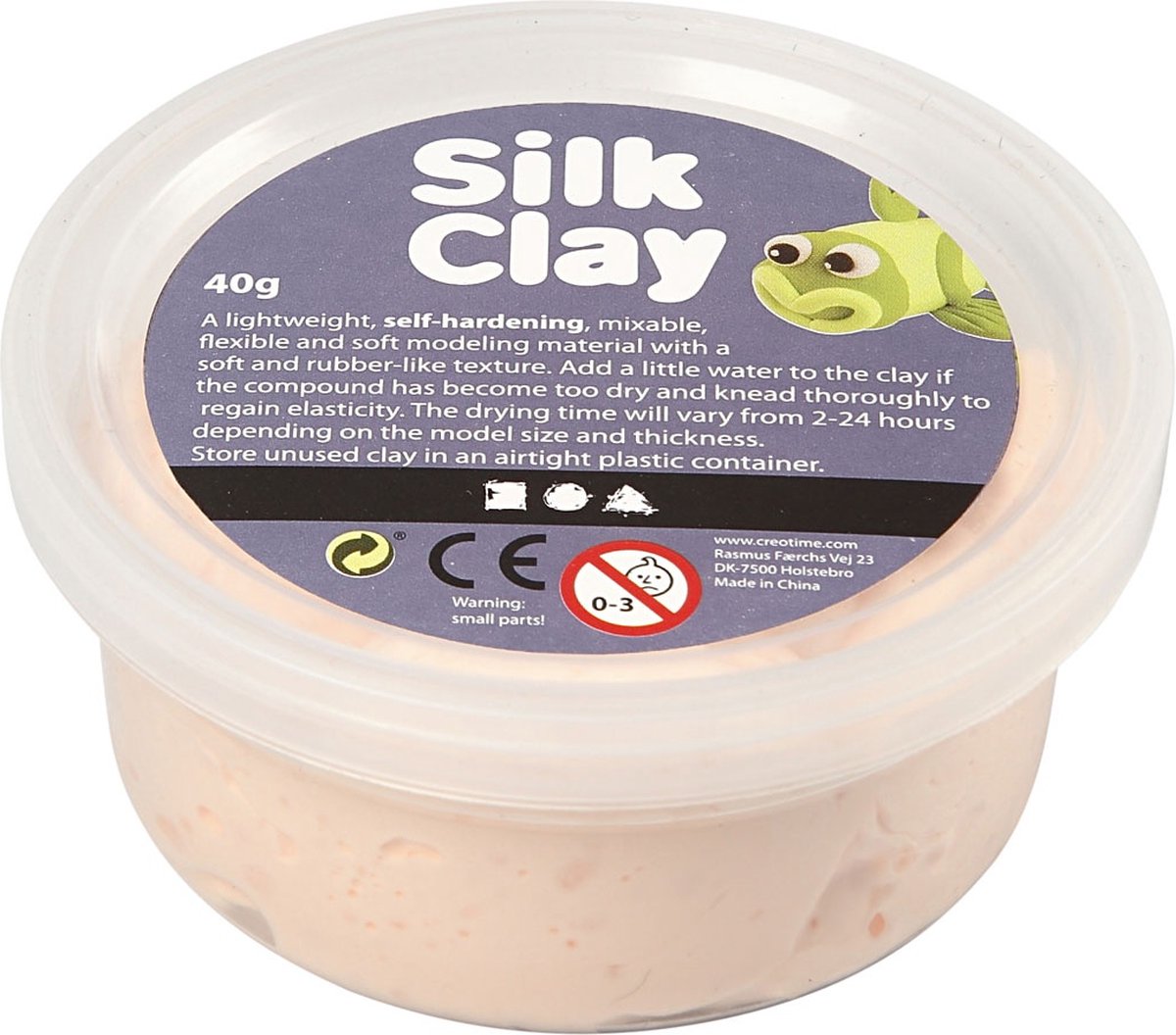 Silk Clay - Light Pink, 40gr.