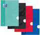 Oxford schoolschrift a4 geruit 10mm 36 vel 90g soepele kartonnen kaft assorti á 10 stuks