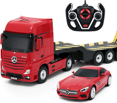 Rastar r c 1:26 mb actros + 1 24 car usb rechargeable