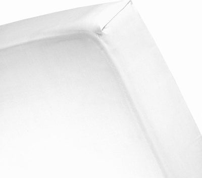 Sábana bajera Cenicienta - 1 persona - franela - 90x200 210 cm - hasta 30 cm de alto - adecuada para somier - blanco