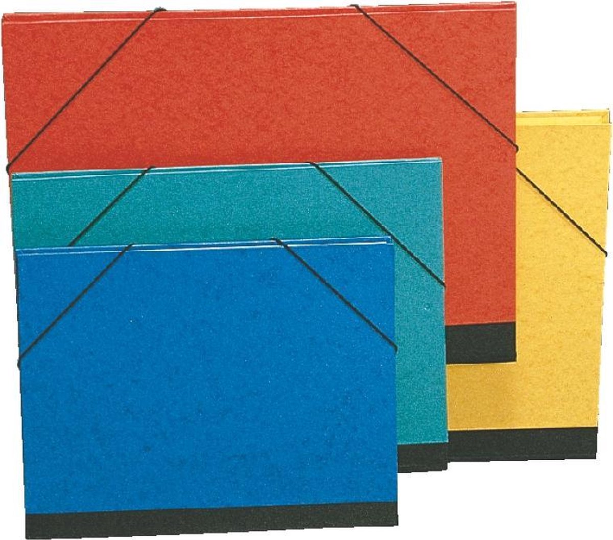 Cartella da disegno Esselte in cartone con elastico - blu