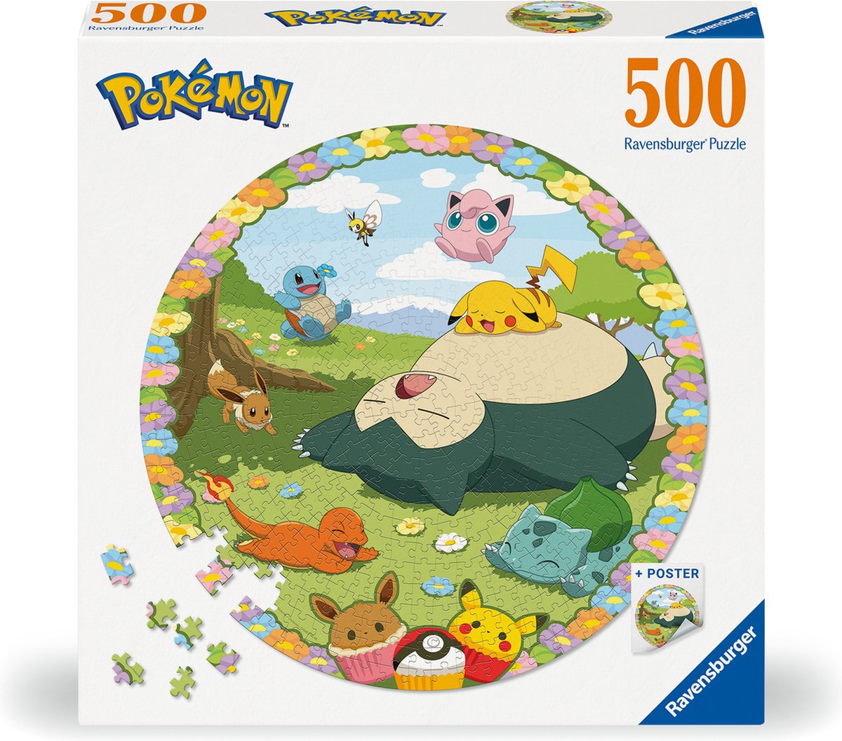 Ravensburger Jigsaw Puzzle alrededor de Pokémon, 500º.