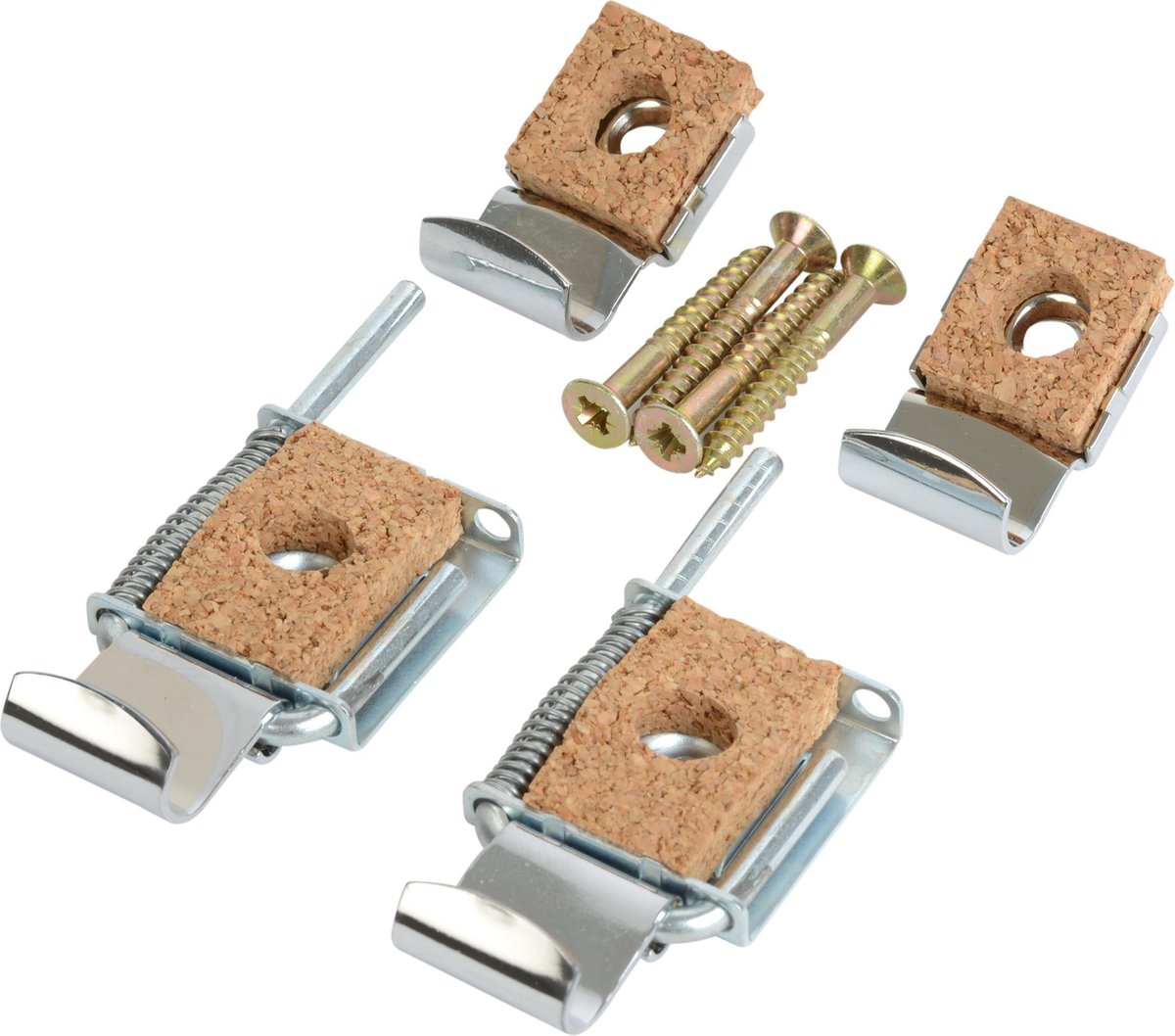 Hansgrohe abrazaderas de espejo 4 piezas cromadas