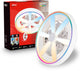 Briloner air - plafondventilator met rgb verlichting - plafondventilator dimbaar - ventilator lamp 5 snelheden - zomer- en wintermodus - rgb cct - ø48cm - wit