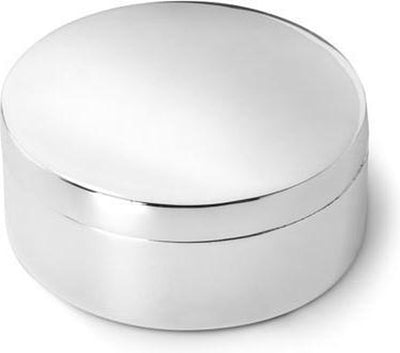 Zilverstad - scatola per denti liscia rotonda 42mm colore argento