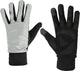 Avento sporthandschoenen - reflecterend - winddicht - grijs zwart - maat m l