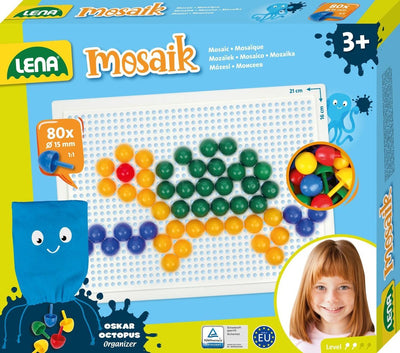 Juego mosaico Lena color 80pzs 15mm