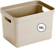Sunware sigma home opbergbox 18l - 35x24.6x24.3 cm - beige