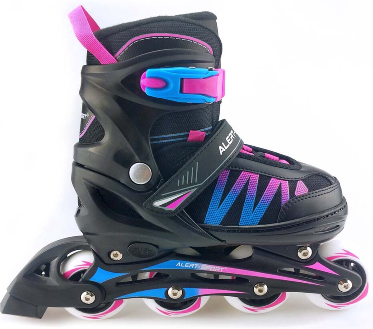 Alert inline-skates maat 31-34 skeelers roze 1 paar