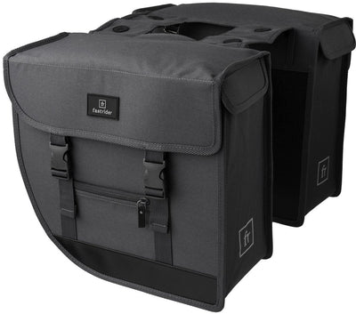 Fastrider bodyl hybrid bolsa doble para bicicleta basics gris medio - 20112100-007