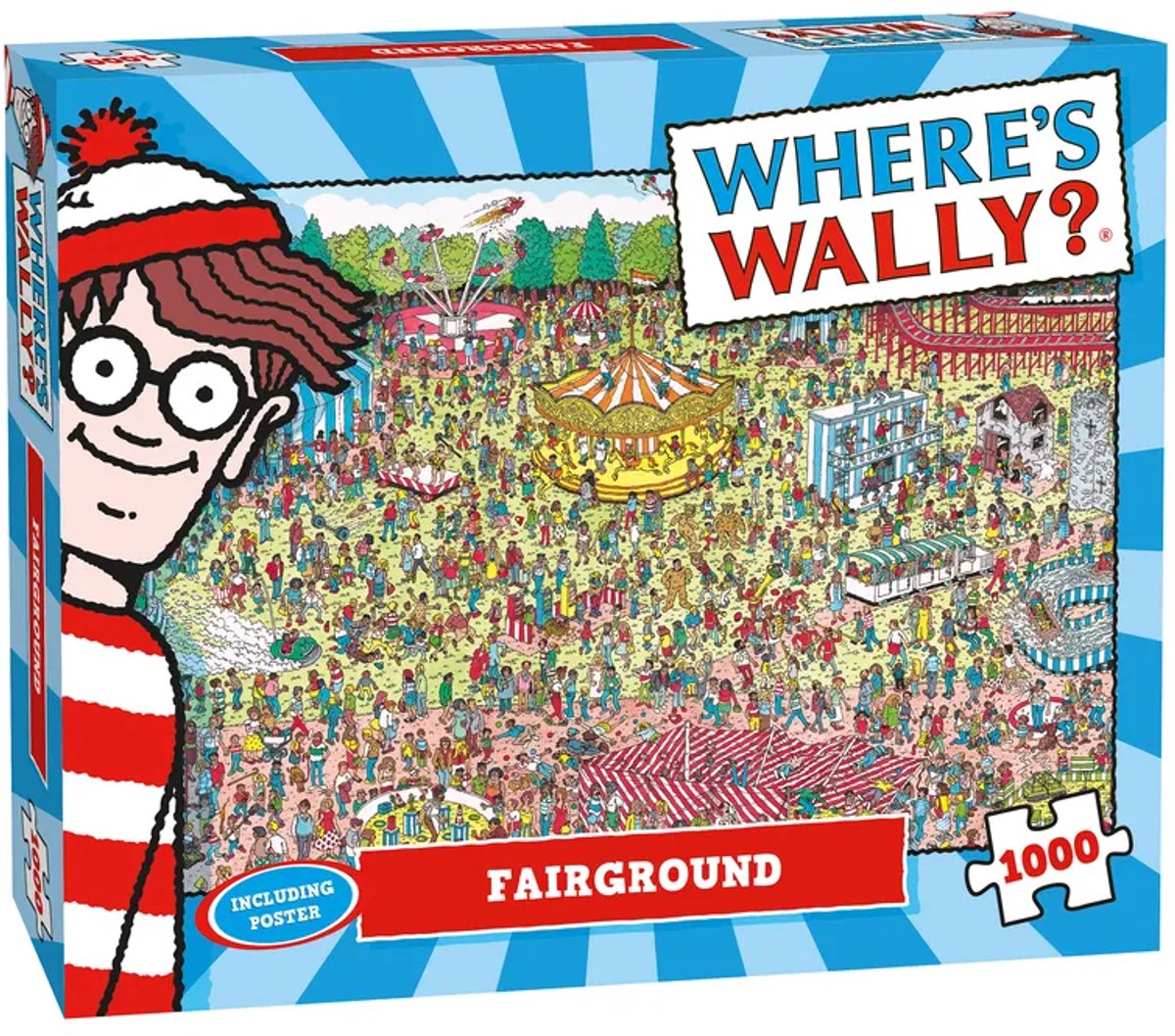 Tanti regali puzzle Dov'è Wally Fairground 1000 pezzi