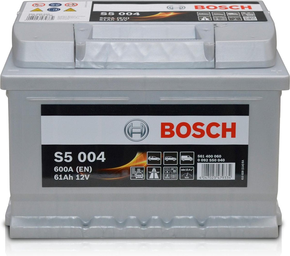 Bosch | accu - 12v 61ah | s5004 - 0 092 s50 040 | auto start accu