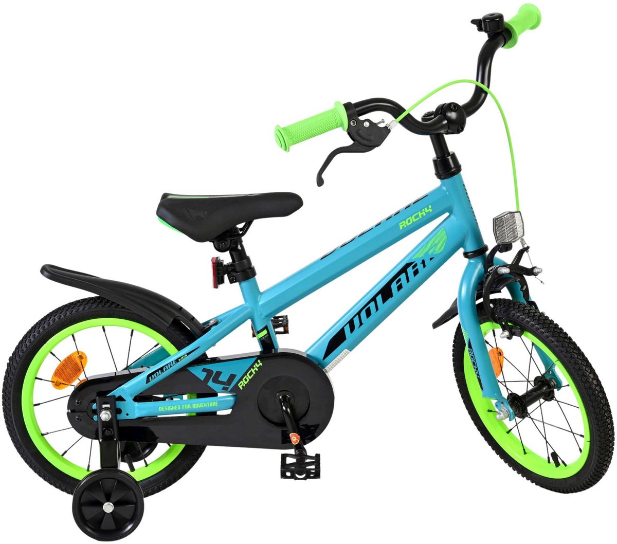 Volare Rocky Kinderfiets - Jongens - 14 inch - Groen