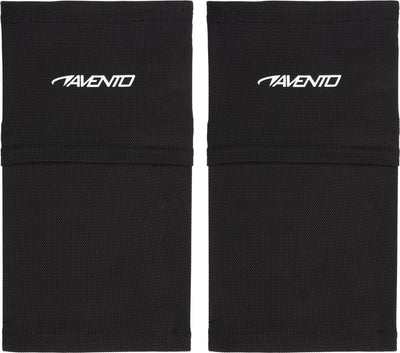 Calcetín para espinilleras Avento - soporte para espinilleras - negro - talla s