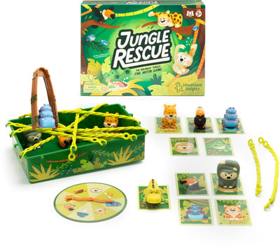 Gioco di salvataggio nella giungla con risorse didattiche - 3+