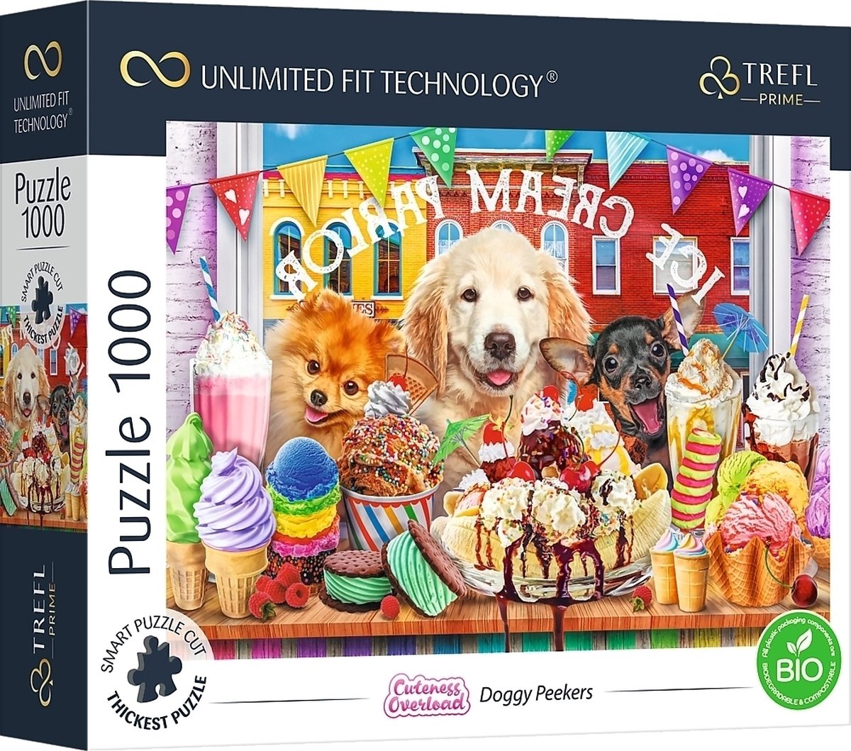 Puzzle del cane che sbircia Trefl Prime - 1000 pezzi
