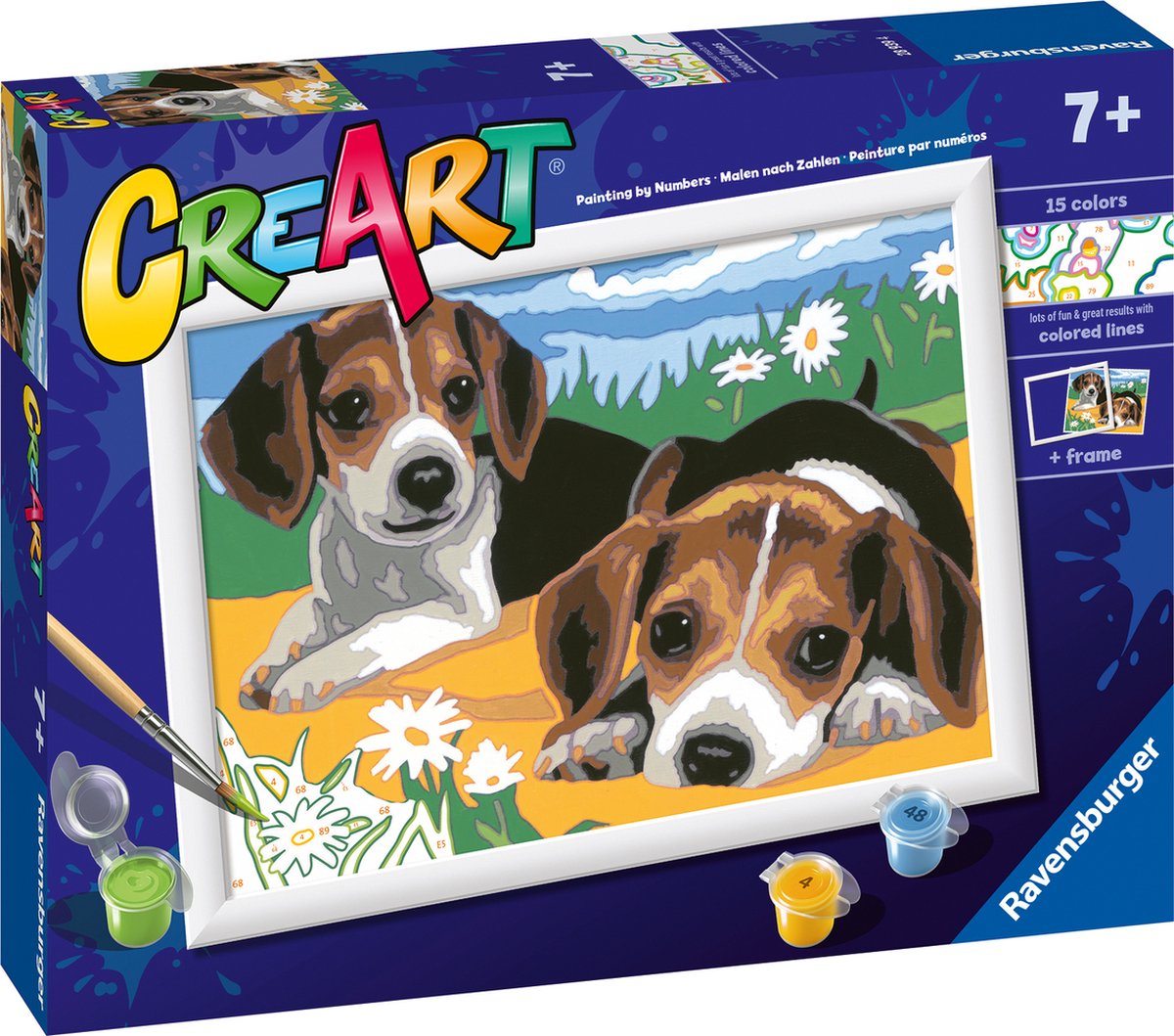 Ravensburger Creart Painting su Number Beagle Puppes
