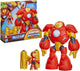 Hasbro marvel's iron man y sus increíbles amigos - armadura súper grande - set de juego