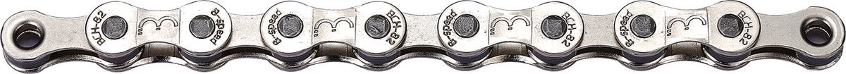 Bbb cycling powerline fietsketting – 8 speed fietsketting racefiets – 114 schakels – nikkel - bch-82